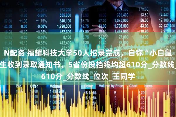 N配资 福耀科技大学50人招录完成,自称“小白鼠”的636分考生收到录取通知书,5省份投档线均超610分_分数线_位次_王同学
